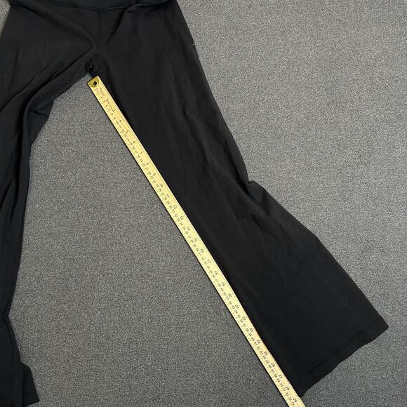 Lululemon Pants Womens 4 Black Flare Ankle Yoga Leggings Stretch Pull On - Picture 13 of 14
